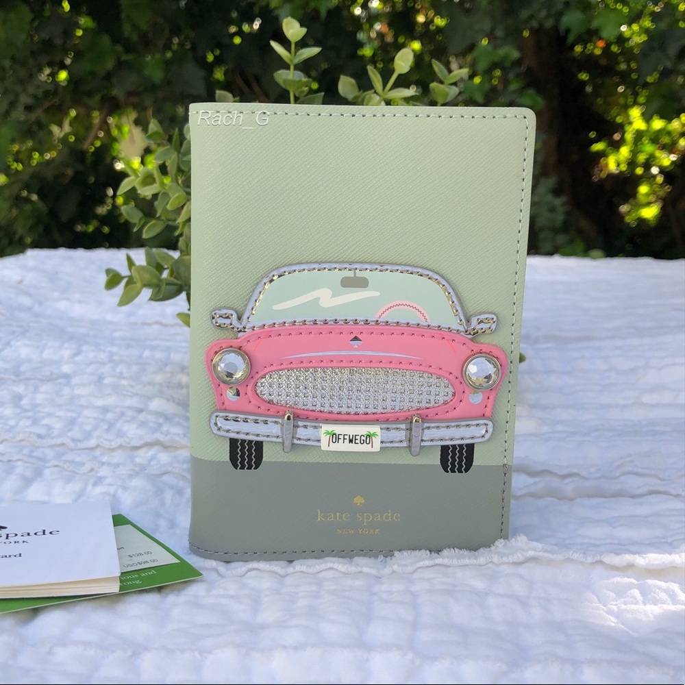 Kate Spade Checking In Pink Cadillac Passport